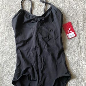 Capezio cami ballet leotard black M